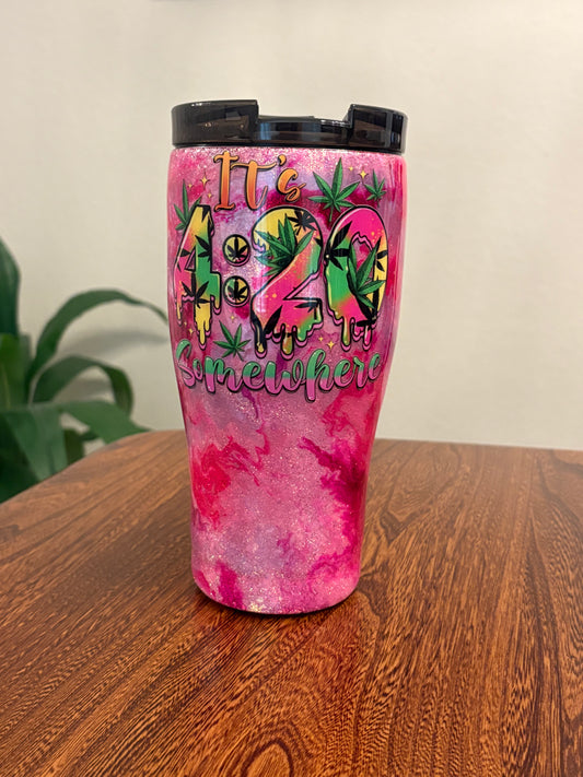 30 oz Modern Curve Stainless Steel Tumbler