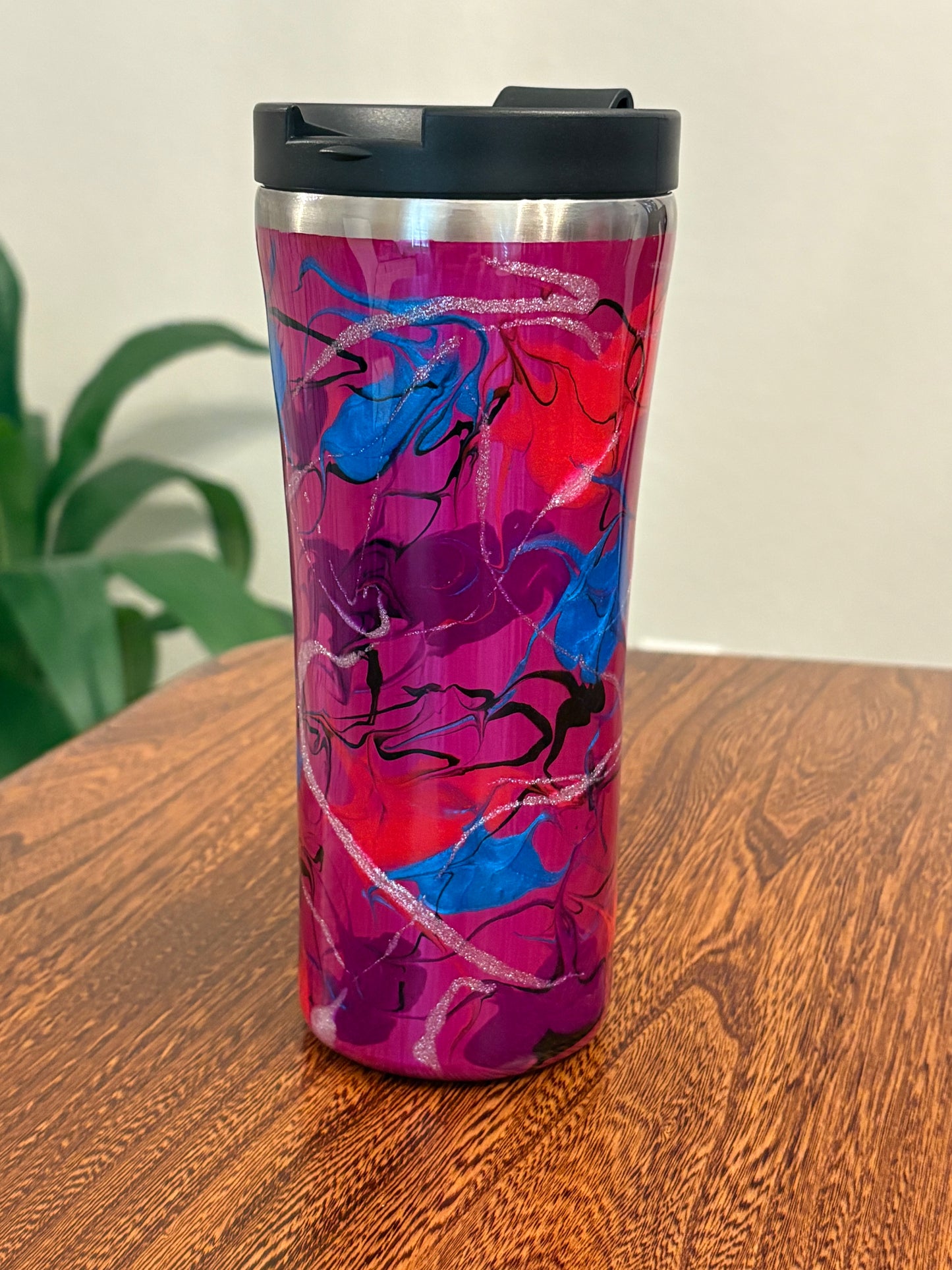 16 oz Stainless Steel Travel Coffee Cup