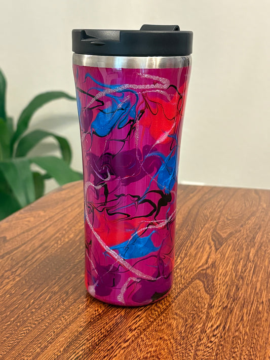 16 oz Stainless Steel Travel Coffee Cup