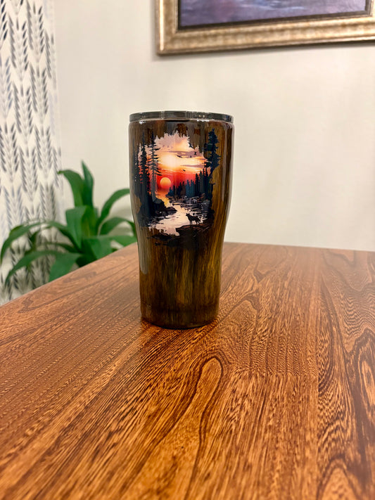 20 oz Modern Curve Stainless Steel Tumbler
