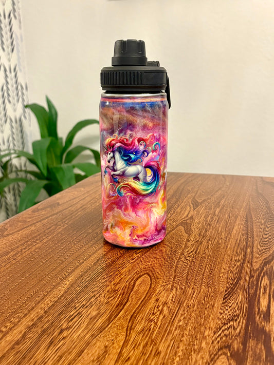18 oz Stainless Steel Hydro with Duo lids