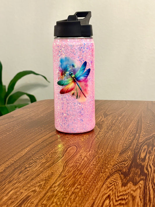 18 oz Stainless Steel Hydro with Duo lids