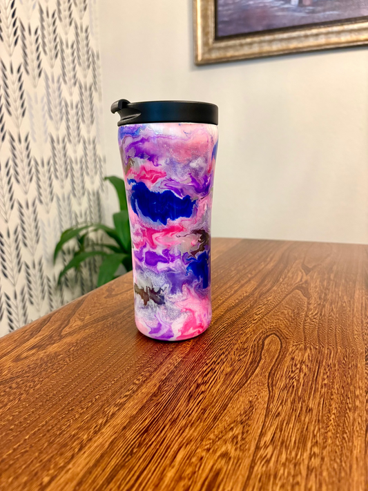 16 oz Stainless Steel Travel Coffee Cup