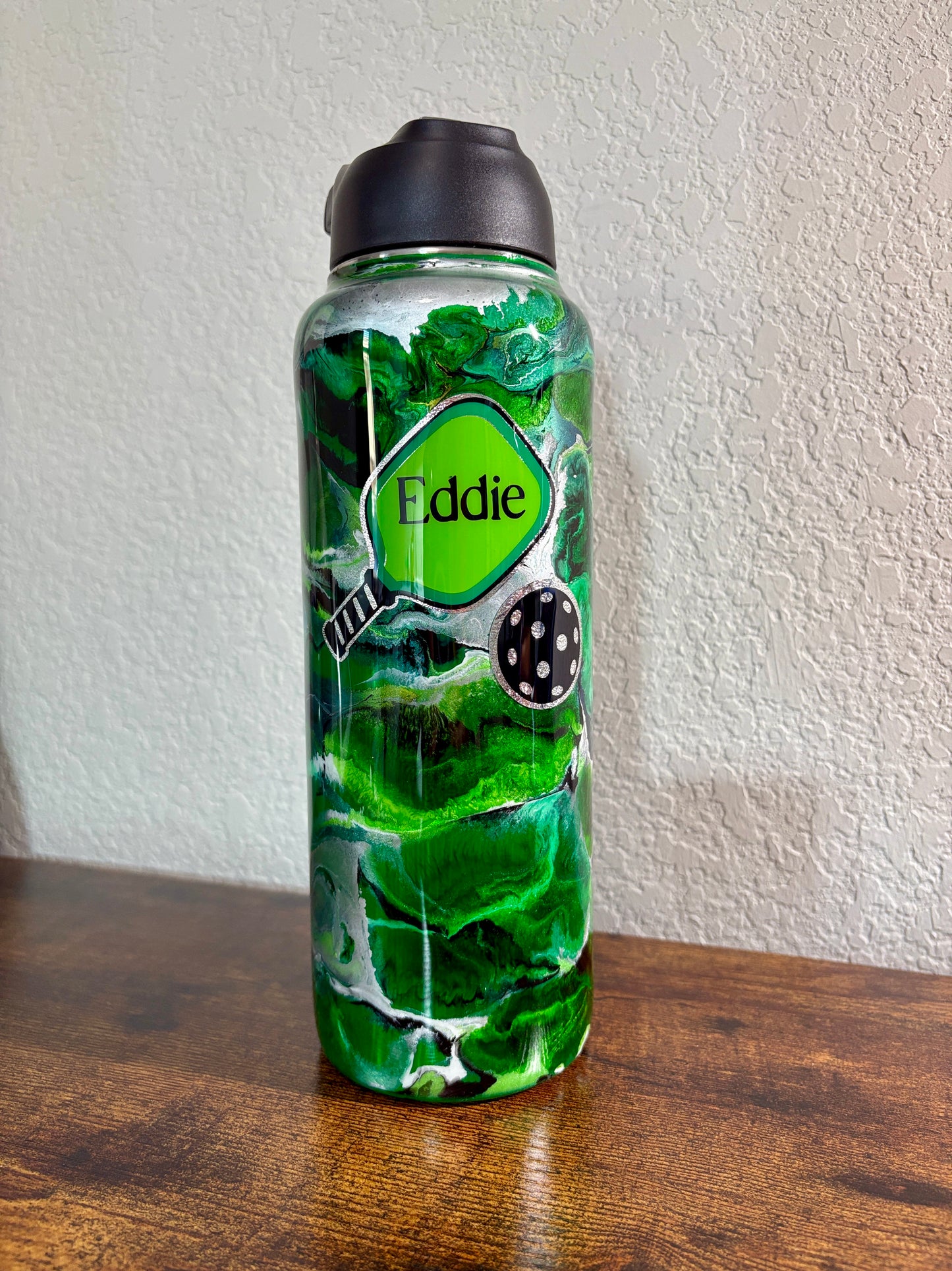 40 oz Stainless Steel Hydro with Duo lids