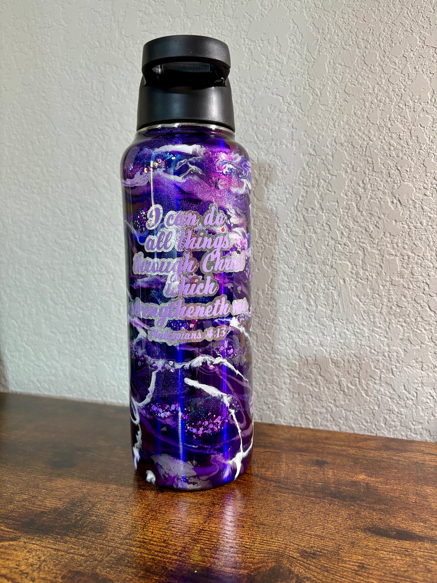 40 oz Stainless Steel Hydro with Duo lids